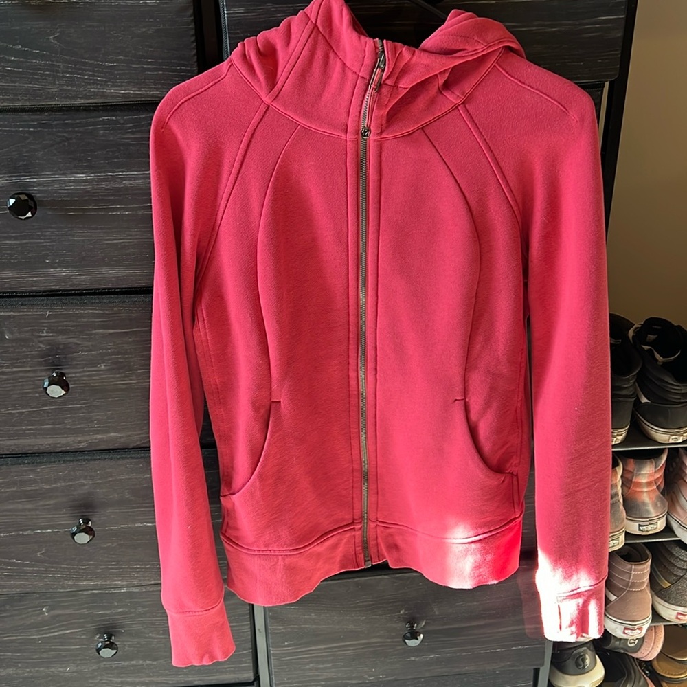 Lululemon Full zip Scuba Vintage Rose